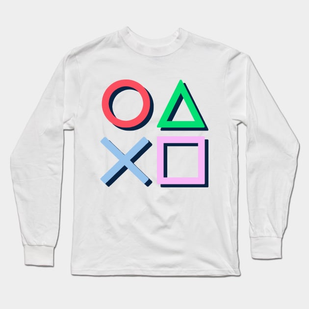 Playstation Long Sleeve T-Shirt by allysontx